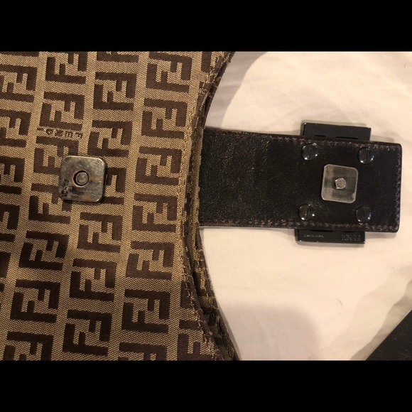 Fendi Monogram Small Tote Canvas Leather - Picture 9 of 10